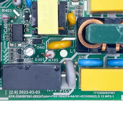 KFR-35W/BP3N1-(RX24Tmini+PSS15S92F6+6A161+ECN30622).D.13.WP2-1 PCB 17122000057661 Control Board  For Midea Air Conditioner