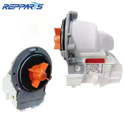 New S3032 220V 50Hz DC31-00181E Drain Pump Motor For Samsung Washing Machine Washer Drainage Parts